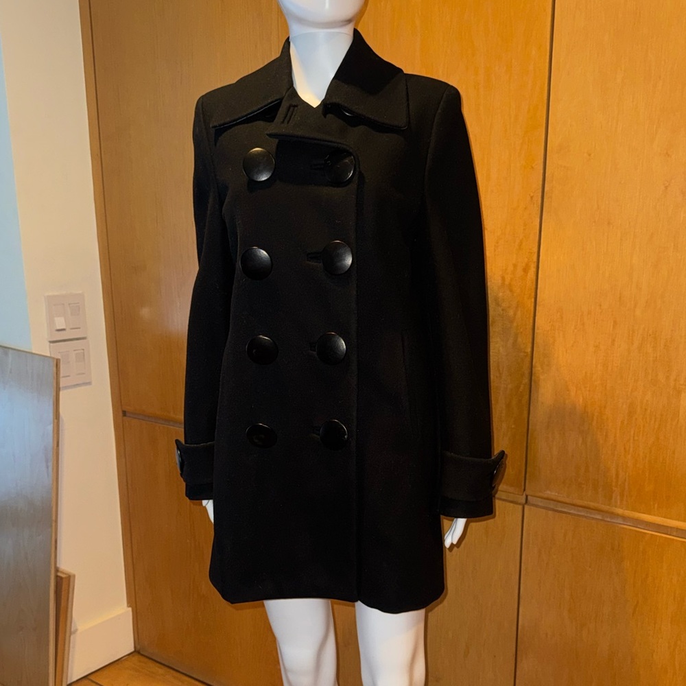 Viktor & Rolf Classic Black Pea Coat